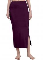 Lycra Purple Casual Wear Plain Shapewear